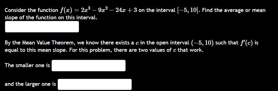 Consider the function f ( x ) = 2 x 3 - 9 x 2 - 2