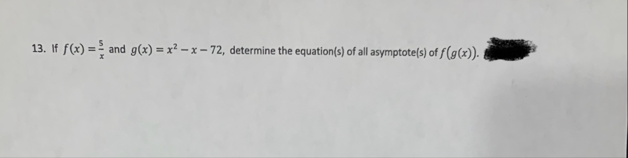 If f ( x ) = 5 x and g ( x ) = x 2 - x - 7 2 ,
