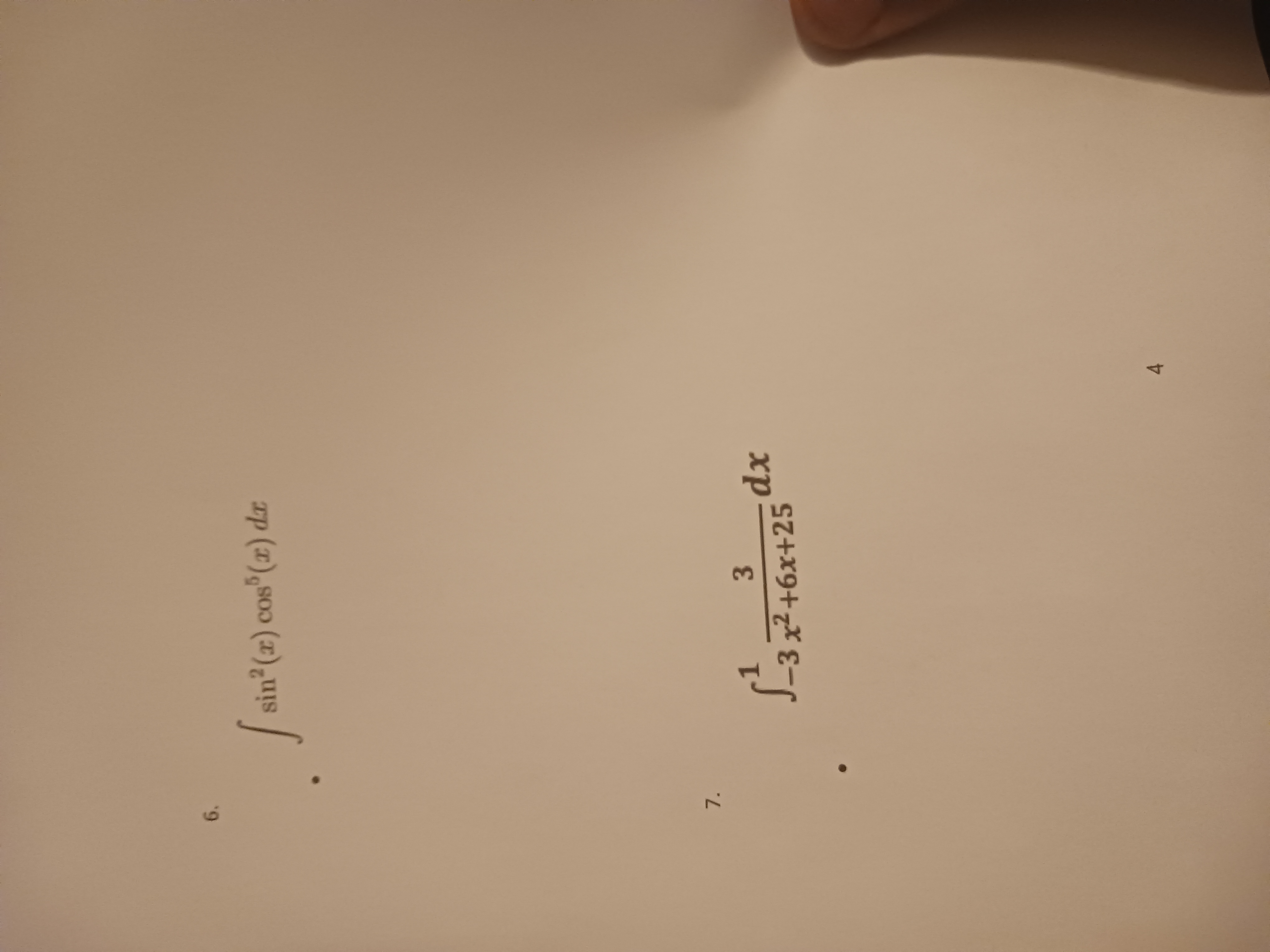 6 . s i n 2 ( x ) c o s 5 ( x ) d x - 3 7 . 1 3 x