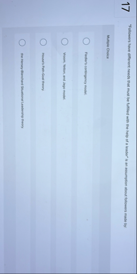 1 7 "Followers have different needs that must be