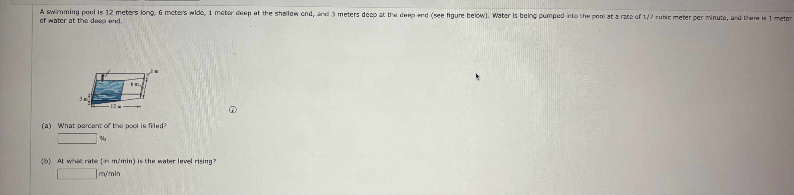 I cant even read that answer of water at the deep