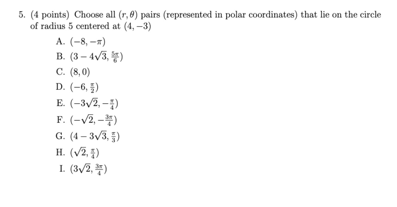 r , ( 4 , - 3 ) A . ( - 8 , - ) B . ( 3 - 4 3 2 ,
