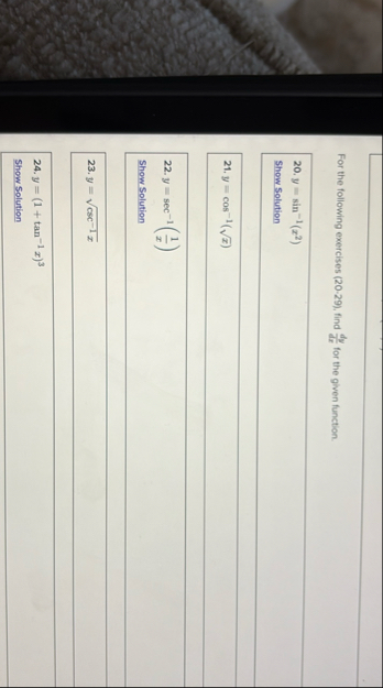 For the following exercises ( 2 0 - 2 9 ) , find