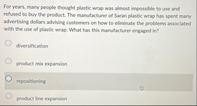 For years, many people thought plastic wrap was