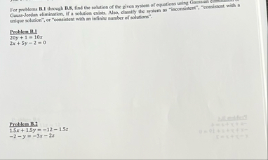 For problems B . I through B . 8 , find the