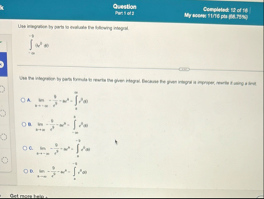 Question Patters Completed 1 2 of 1 6 Wh geore: 1