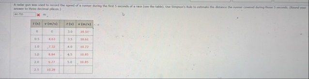 anywer to three decimal plices. ) \ table [ [ f (