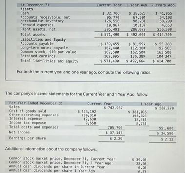 \ table [ [ At Decenber 3 1 , Current Year, 1