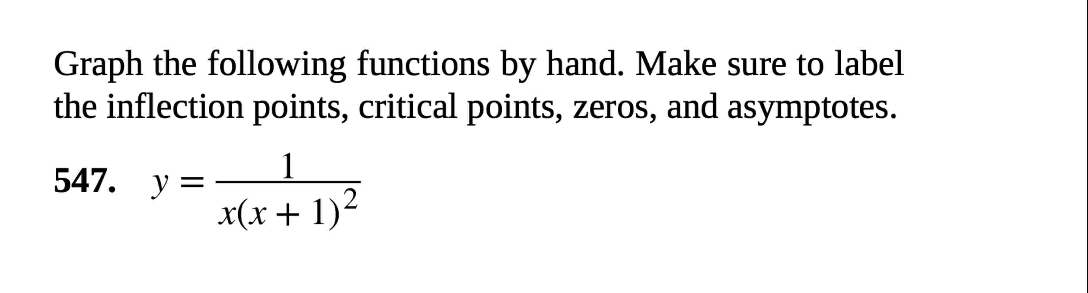 Graph the following functions b y hand. Make sure