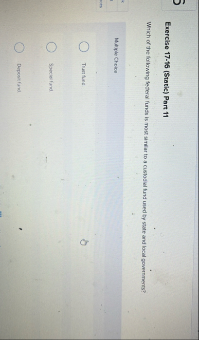 Exercise 1 7 - 1 6 ( Static ) Part 1 1 Which of