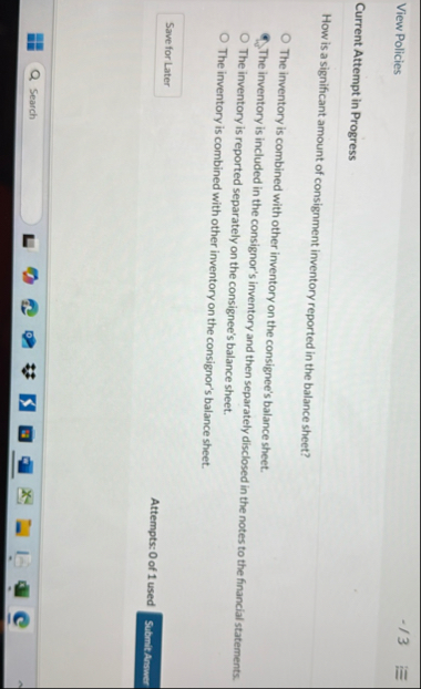 View Policies - / 3 Current Attempt in Progress