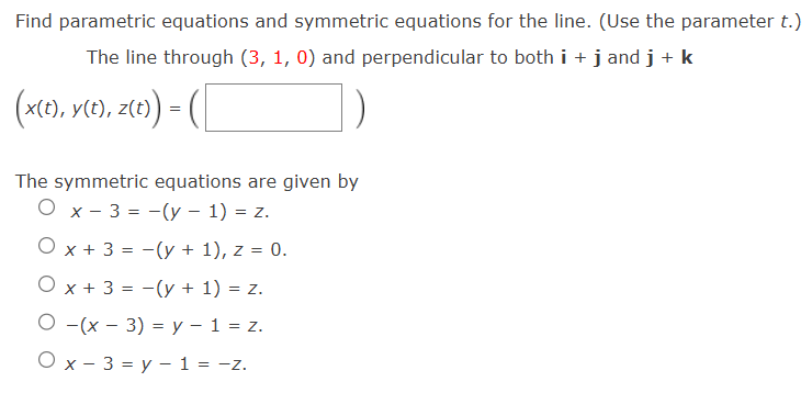 t . 3 , 1 , 0 i + j and j + k ( x ( t ) , y ( t )