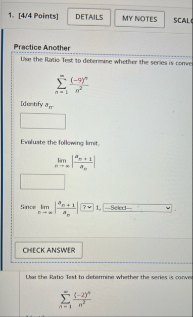 [ 4 / 4 Points ] SCAL Practice Another Use the
