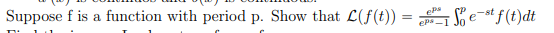 Suppose f i s a function with period p . Show