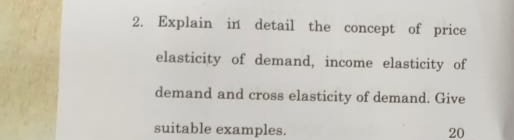 2 . Explain in detail the concept of price