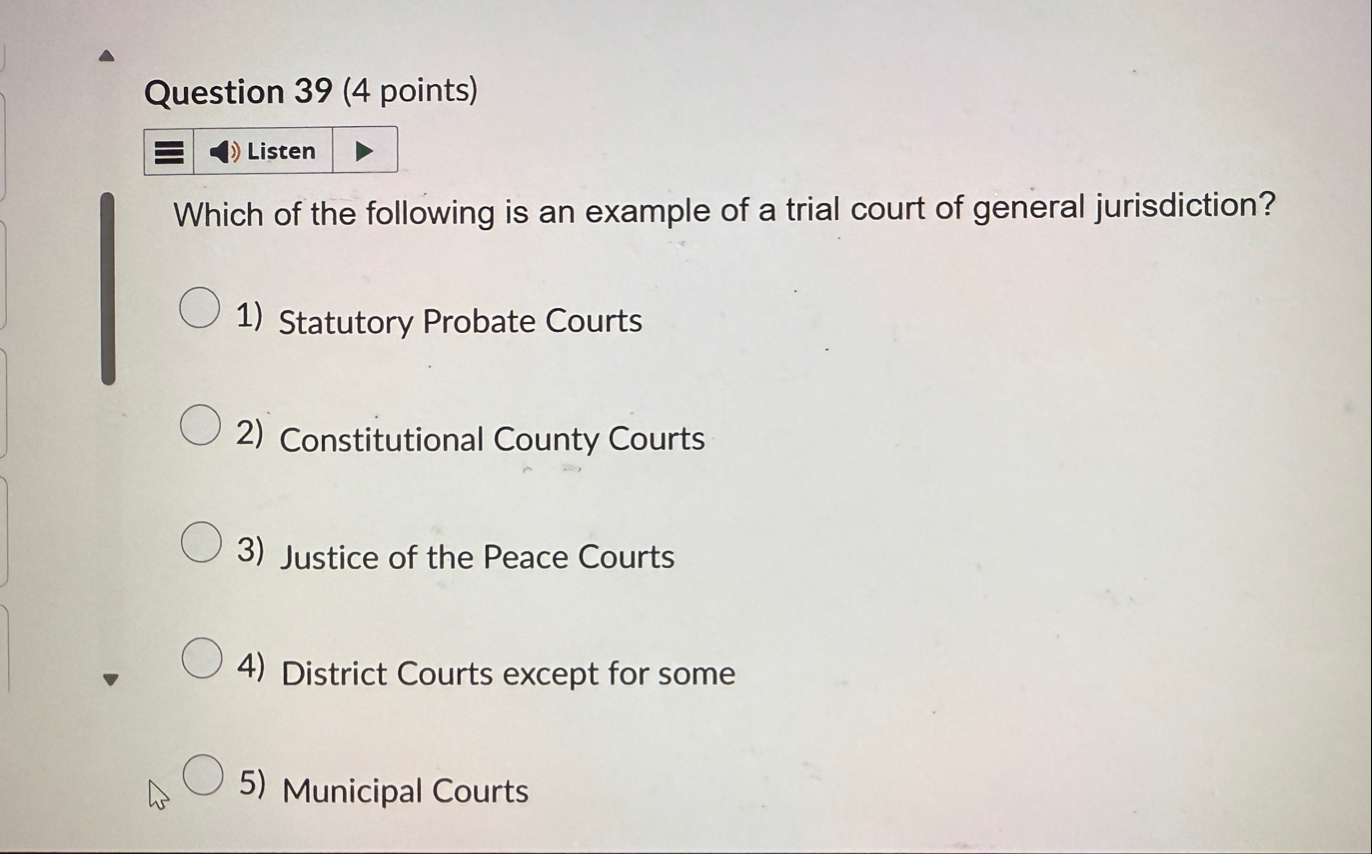 Question 3 9 ( 4 points ) Which of the following