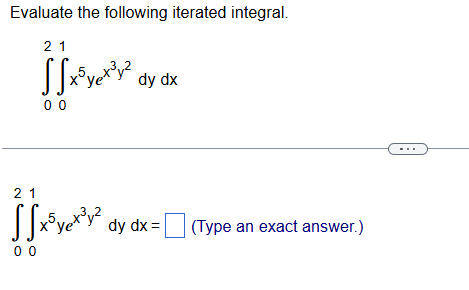 0 2 0 1 x 5 y e x 3 y 2 d y d x = ( T y p e a n