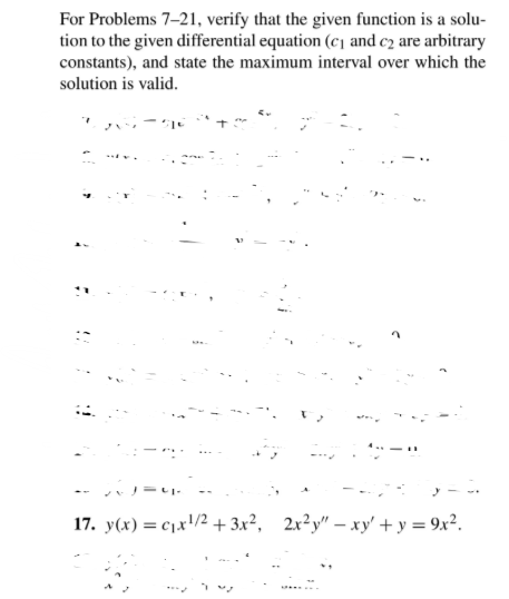 c 1 and c 2 are arbitrary constantsy ( x ) = c 1