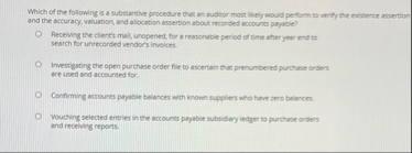 and the accuracy, valuation, and allocation