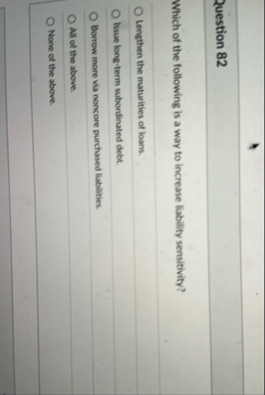 Question 8 2 Which of the following is a way to