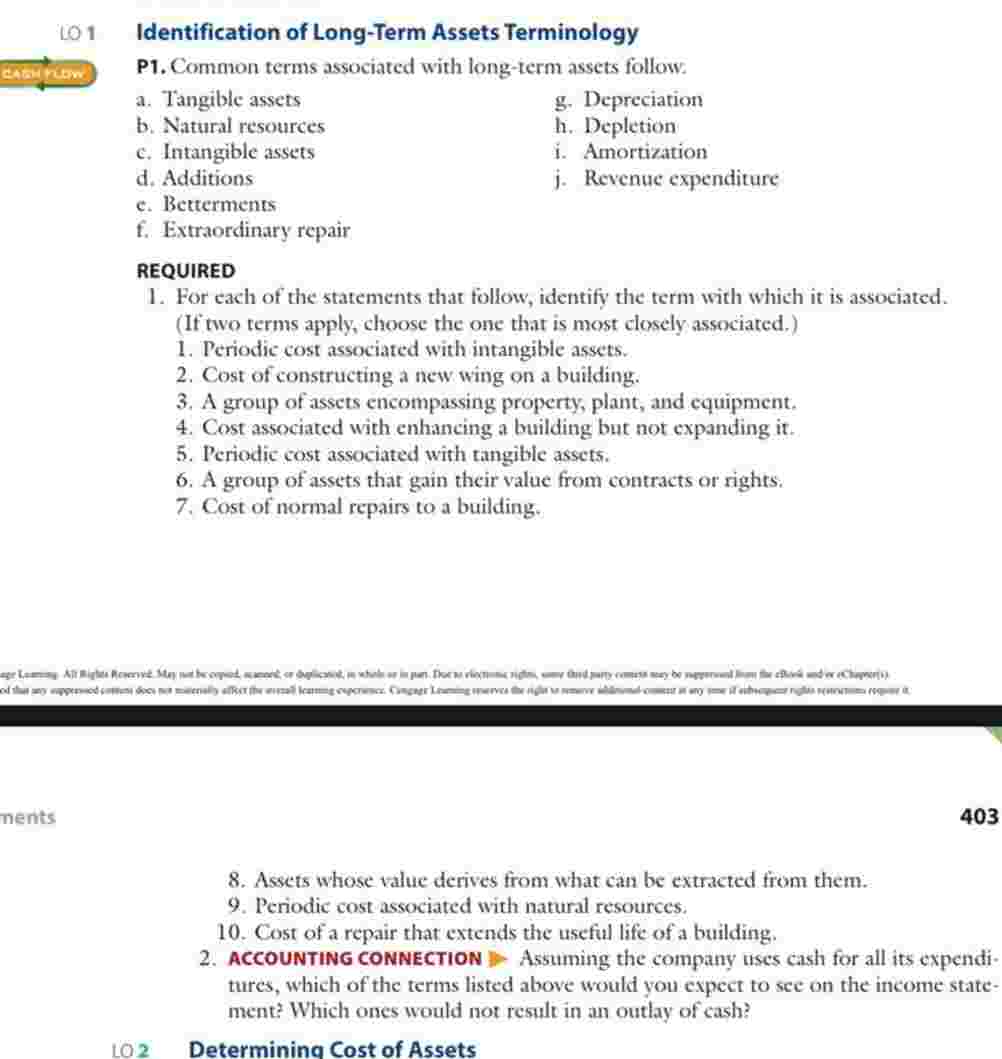 8 . Assets whose value derives from what can be