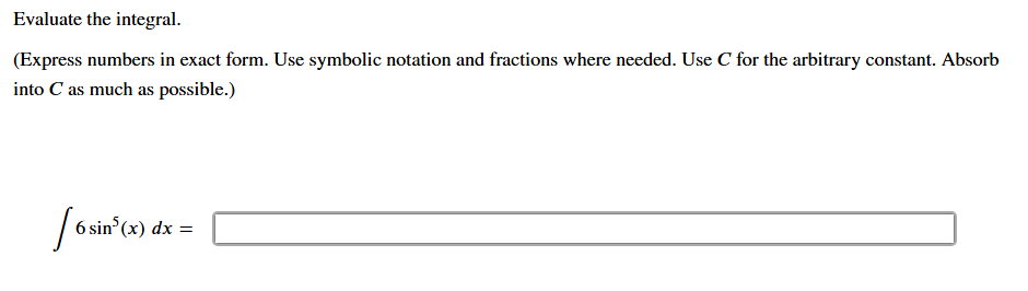 C for the arbitrary constant. Absorb into C a s