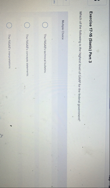 Exercise 1 7 - 1 6 ( Static ) Part 3 Which of the