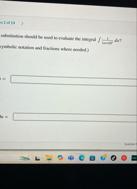 n 2 of 1 4 substitution should be used to