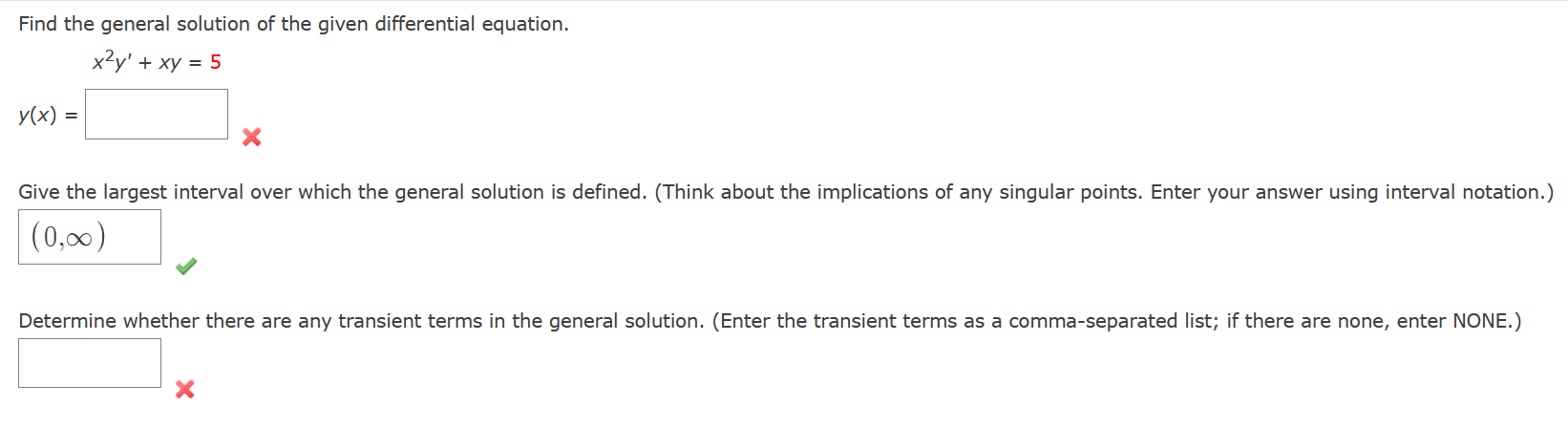 Find the general solution o f the given