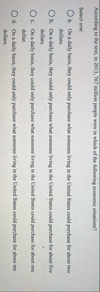 According to the text, in 2 0 1 3 , 7 6 7 million