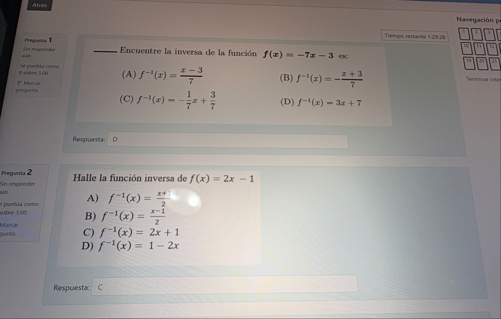 Atr s Tiempo restante 1 : 2 9 : 2 8 Pregunta 1