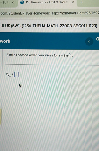 SUR Do Homework - Unit 3 Home com / Student /