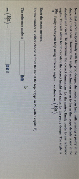 Now that you've helped Emily with her prop