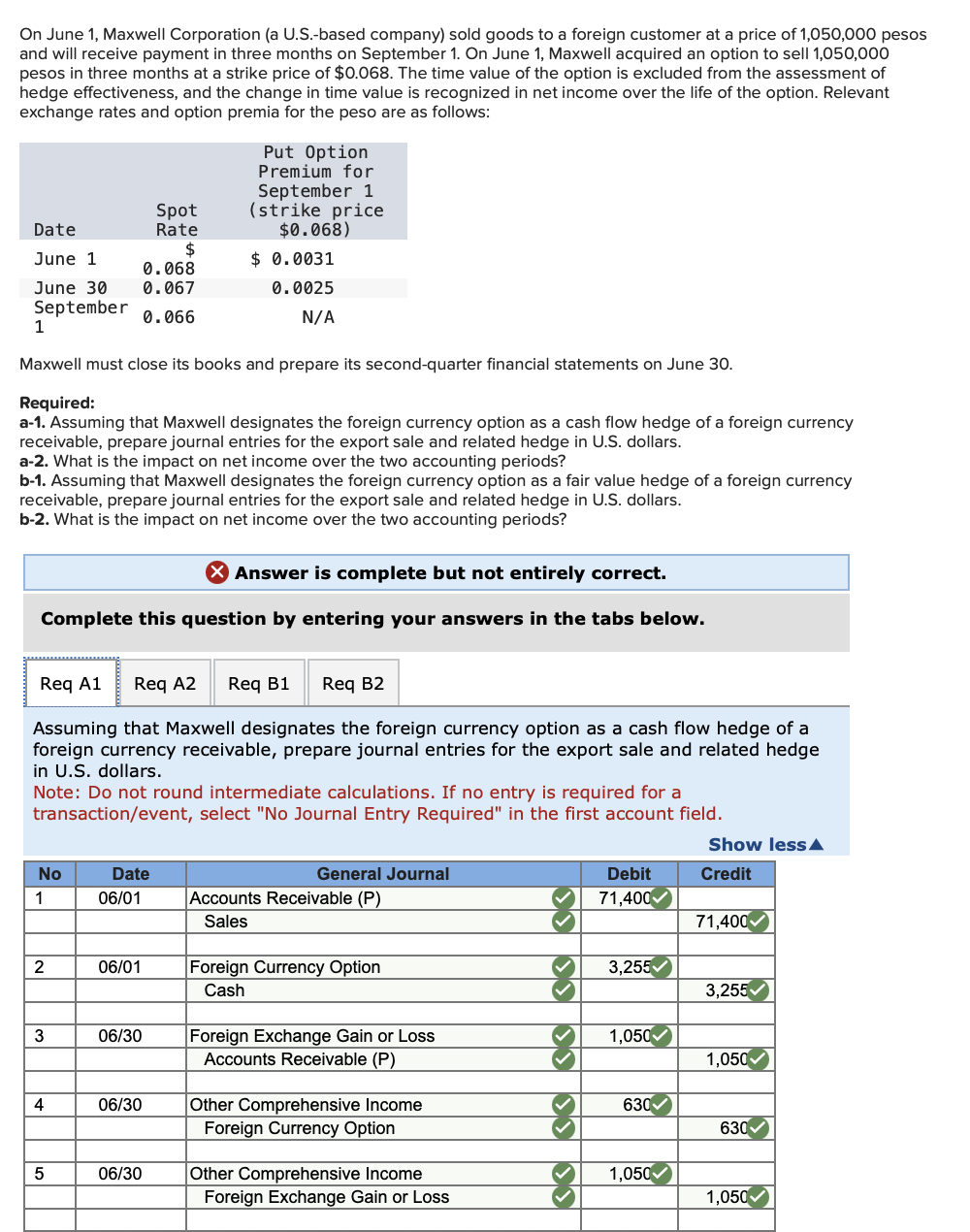 I need Req A 2 , and Req B 2 which the same