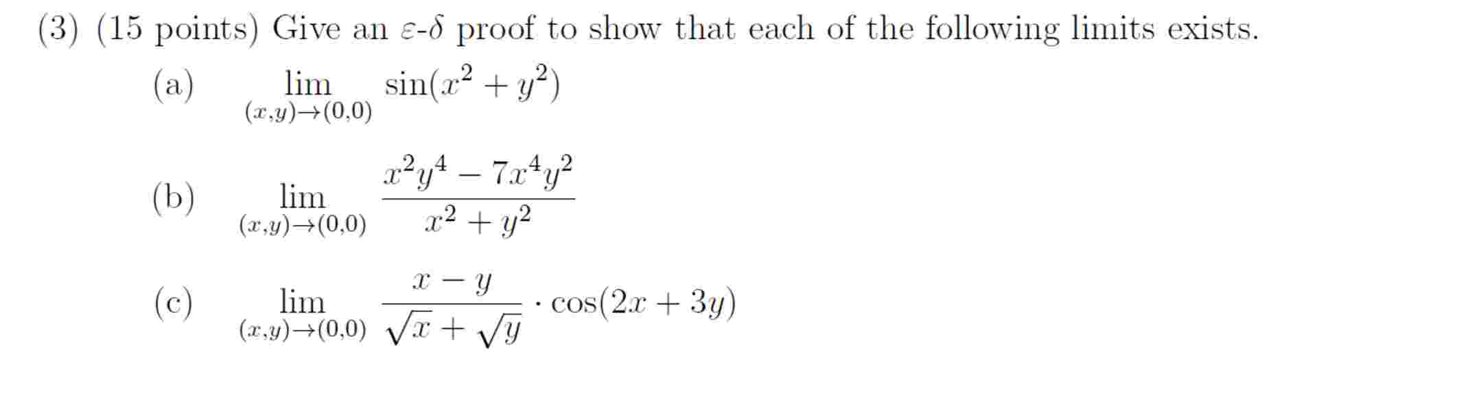 ( 3 ) ( 1 5 points ) Give a n - p r o o f t o