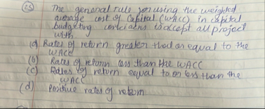 ( 2 5 ) The general rule jor using the weighted