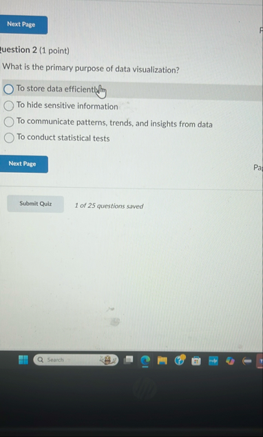 luestion 2 ( 1 point ) What is the primary