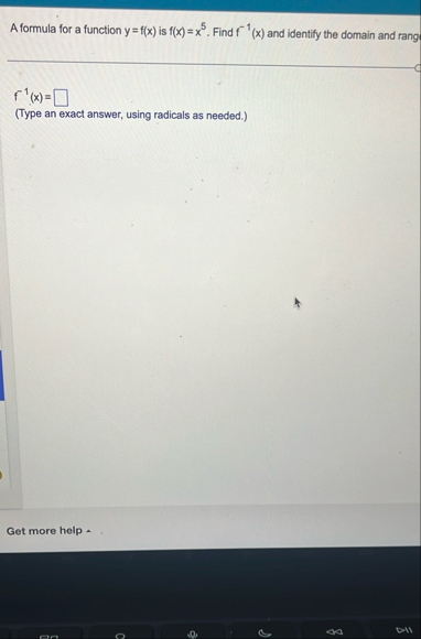A formula for a function y = f ( x ) is f ( x ) =