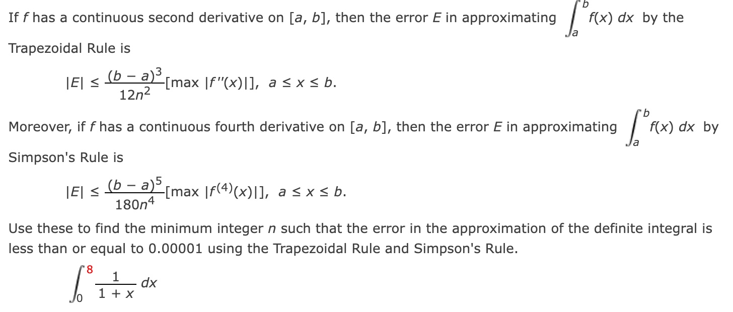I f f has a continuous second derivative o n a ,