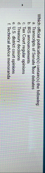 Which official publication ( s ) contain ( s )