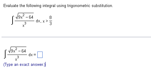 Evaluate the following integral using