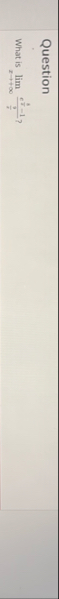 Question What is lim x e 1 x - 1 3 x ?