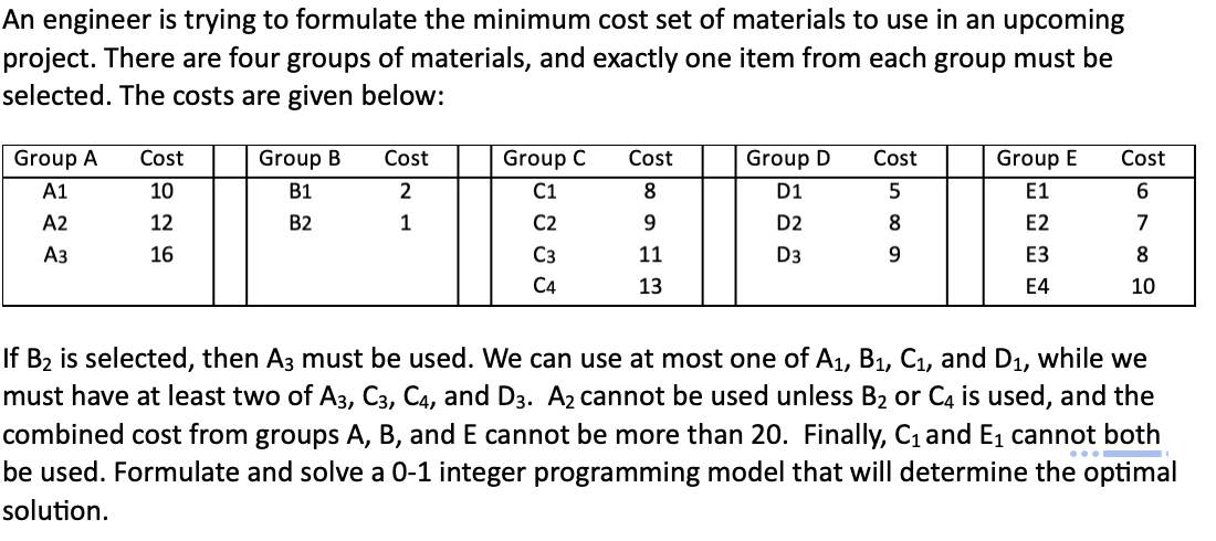 Please show m e exactly what t o put into each