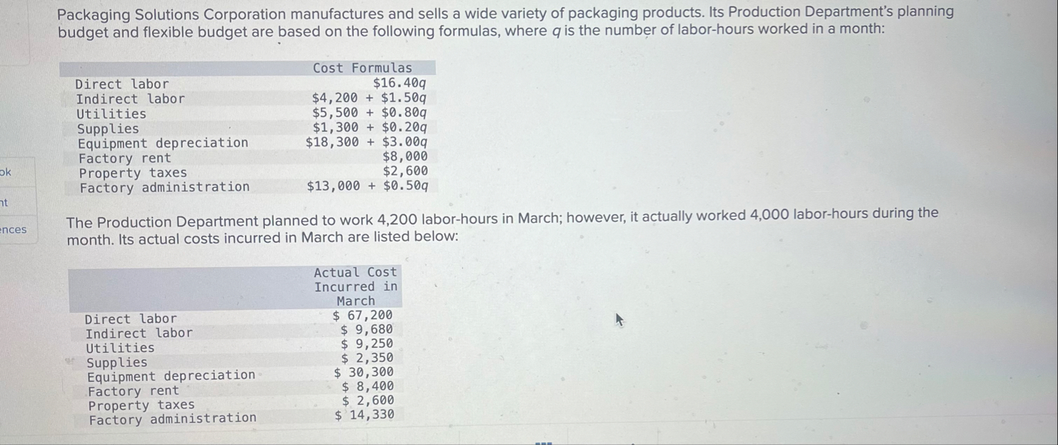 Required ( 1 - 3 ) : 1 . Prepare the Production