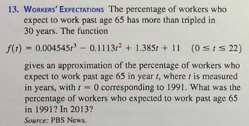 Workers' Expectations The percentage o f workers