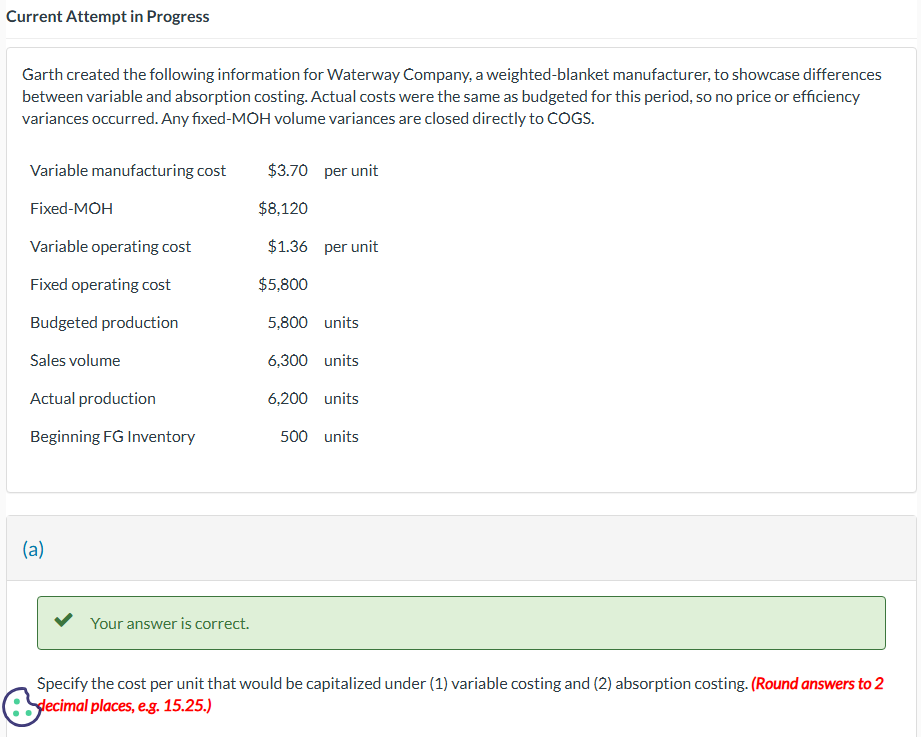Current Attempt in Progress Garth created the