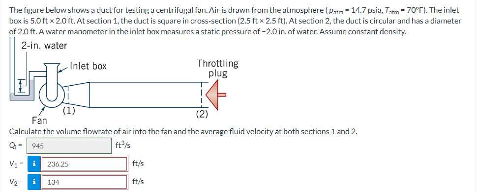 p a t m = 1 4 . 7 a , T a t m = 7 0 F 5 . 0 f t 2