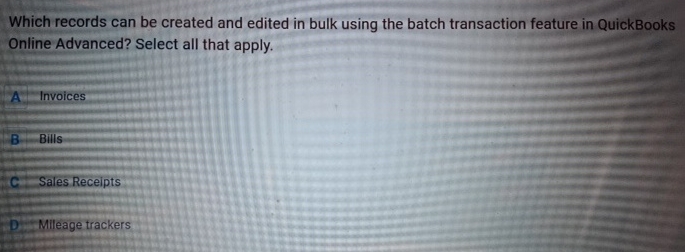 Which records can be created and edited in bulk