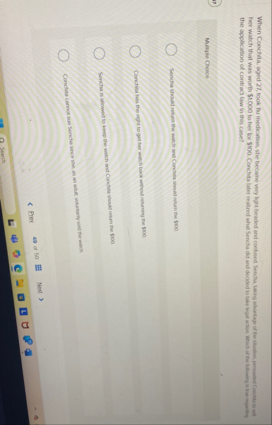 When Conchita, aged 2 7 , took flu medication,