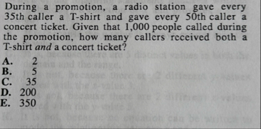 During a promotion, a radio station gave every 3